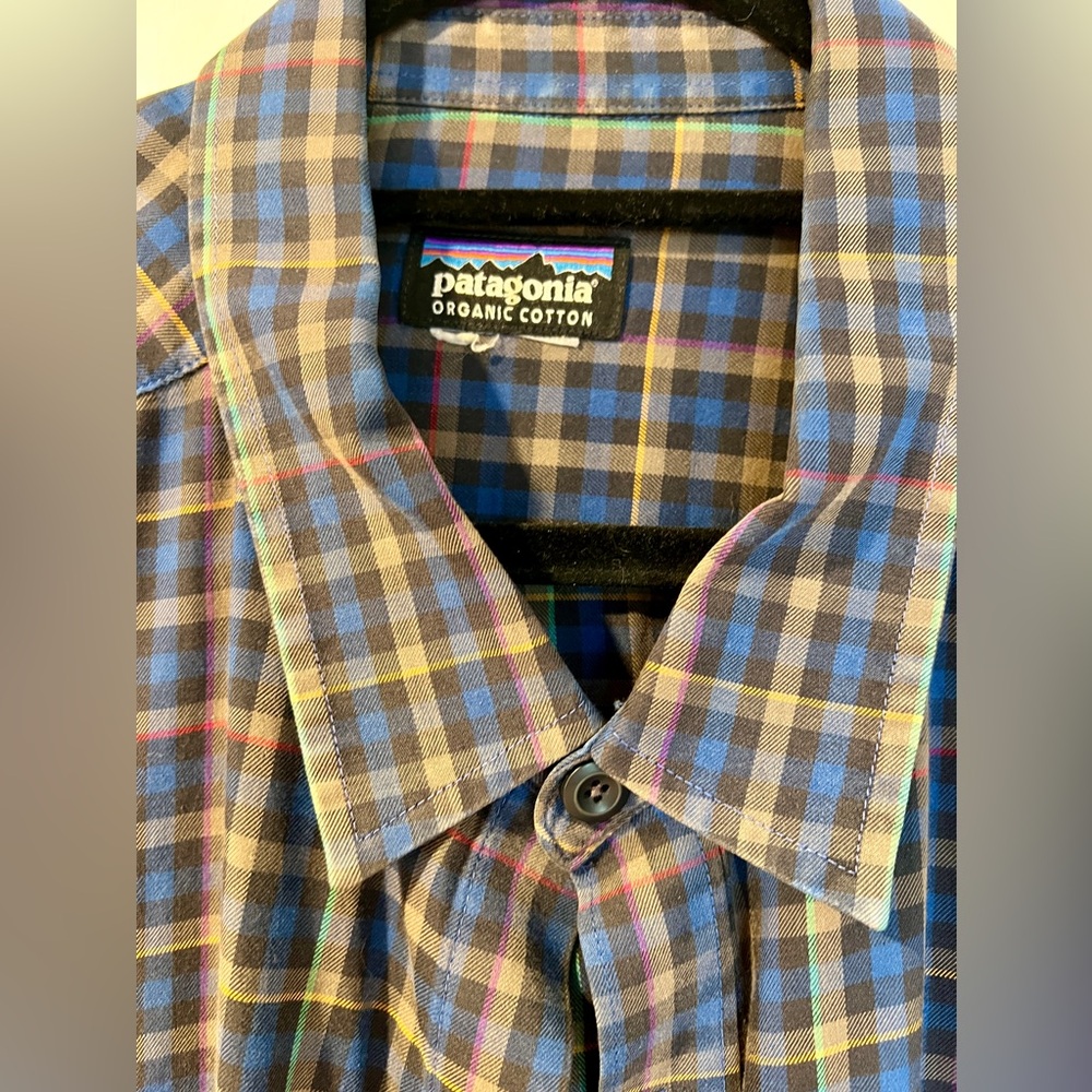 Patagonia Organic Cotton Long Sleeve Flannel Button-Up Shirt - XXL
